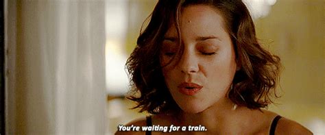 marion cotillard train scene.